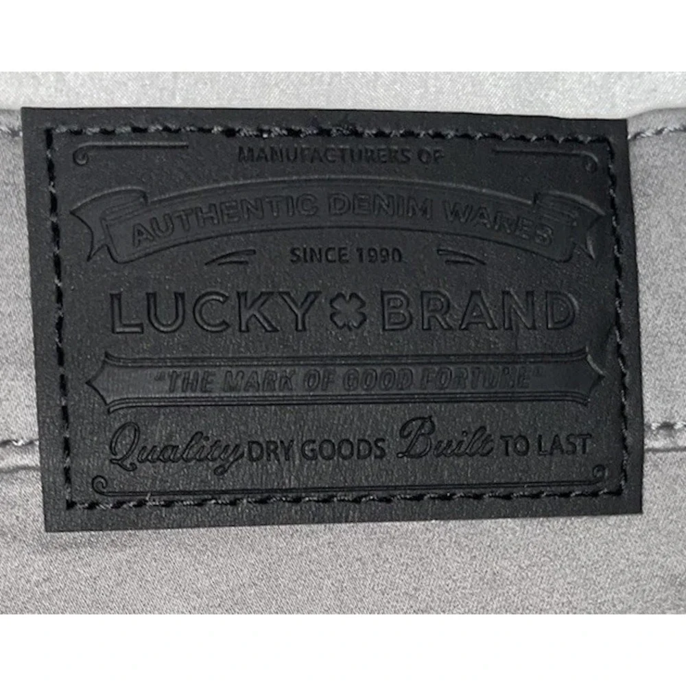 Lucky Brand 223 Straight Advance Stretch Mens Jeans Gray 36X30 NWT